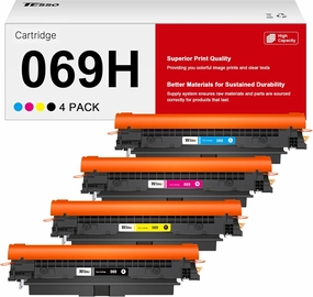 069H Toner - 069 Toner High Capacity Replacement for Canon MF753Cdw Toner Cartridges Work for Canon imageCLASS MF753Cdw MF751Cdw LBP674Cdw Printer | 4 Pack Ink for Canon 069 Toner Cartridge Set
