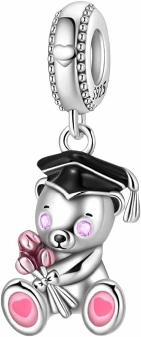 100% 925 Sterling Silver Red Bow Telephone Retro Pocket Watch Charms Beads Fit Qikaola 925 Original Bracelets Diy Jewelry