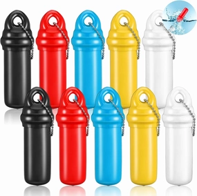 10 PC Floating Keychain for Boat Accessories Holder Colorful Safety for Fishing Boating Sailing