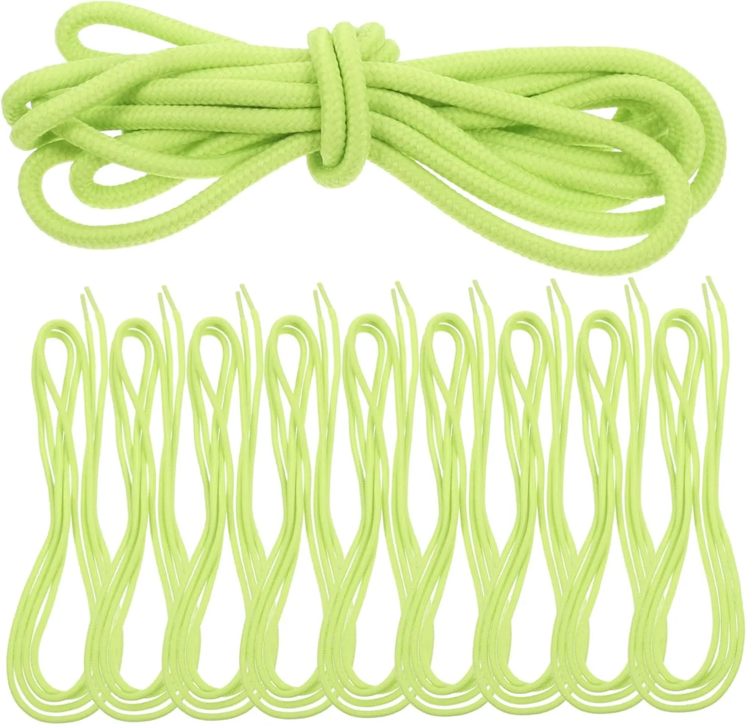 10pcs Boys and Girls Beading Shoelace Colorful Lacing Beads Strings Kindergarten Beading Game Accessory for Fine Motor Development