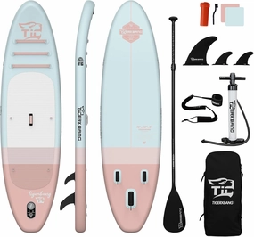 11'6"/11'/10' Inflatable Paddle Board with Complete Accessories, Versatile Premium Paddle Boards for Adults/Youth, Stand Up Paddle Board Polar/Wave/Sunny Wave Collection