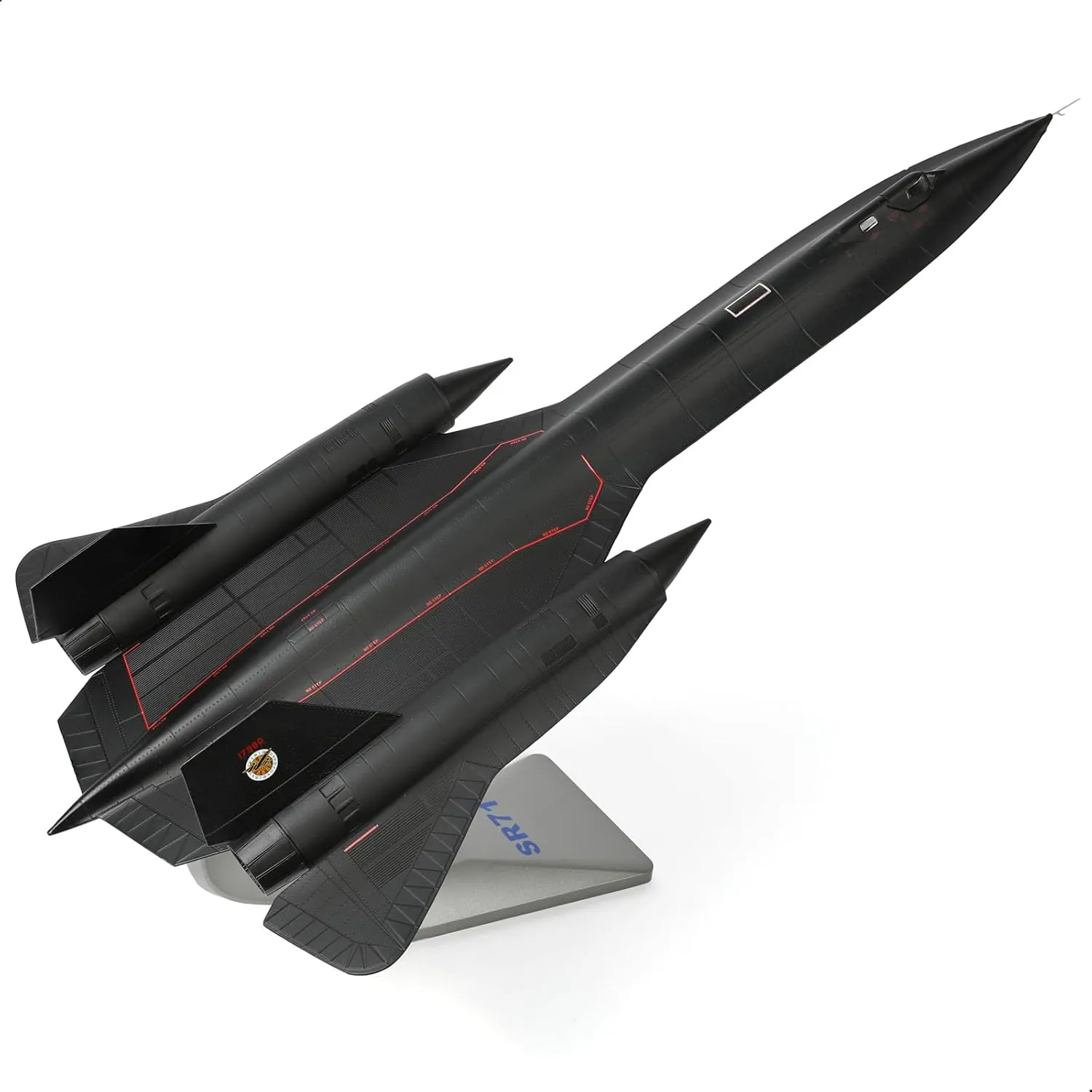 1/72 SR-71a Blackbird Metal Model 17.9 inchs High-Altitude Reconnaissance Aircraft 17980 Military Diecast Plane Model for Collection or Gift