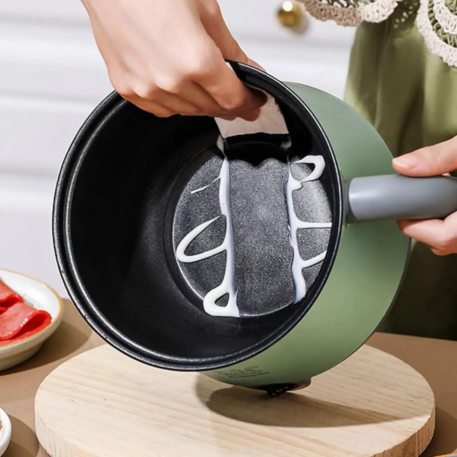 1.8L Electric Hot Pot with Steamer