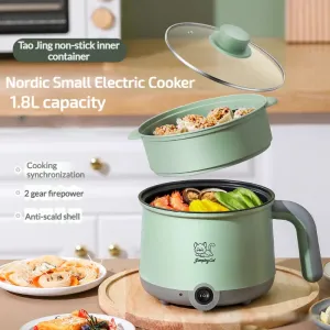 1.8L Electric Hot Pot with Steamer