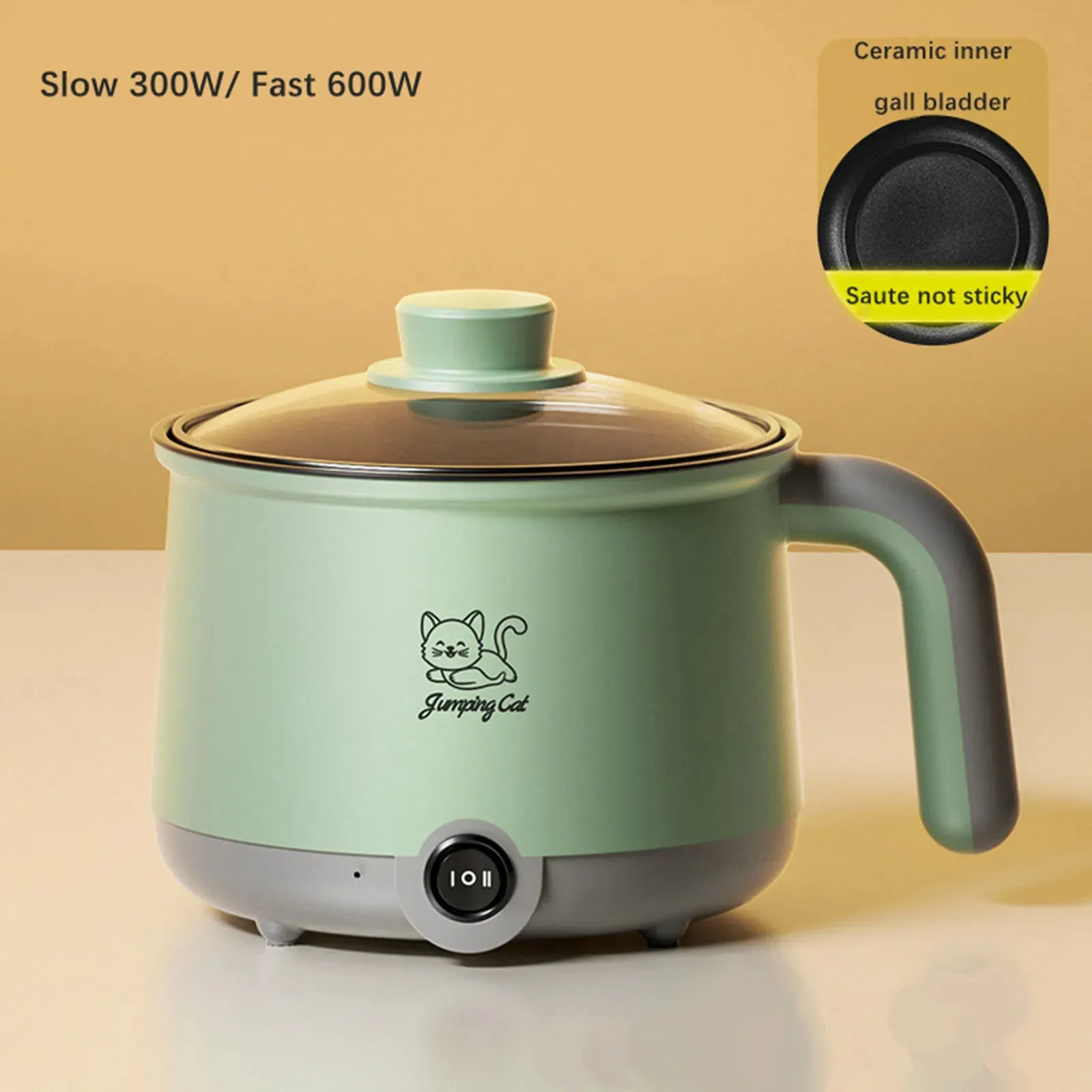 1.8L Electric Hot Pot with Steamer