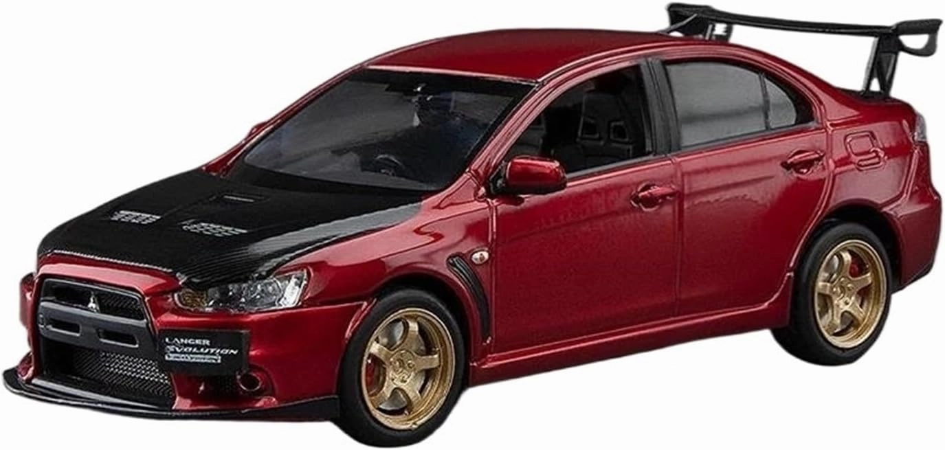 1:43 for Lancer EVO 10th Generatio Simulation Alloy Car Model Collection Souvenir Static Display Mini Simulation Toys(White)