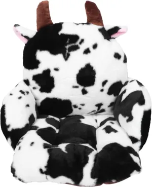 1Pc Cow Shaped Seat Cushion Cartoon Cow Design Full Surrounding Sofa Support Cushion for Creative Floor Chair Pillow for Home and
