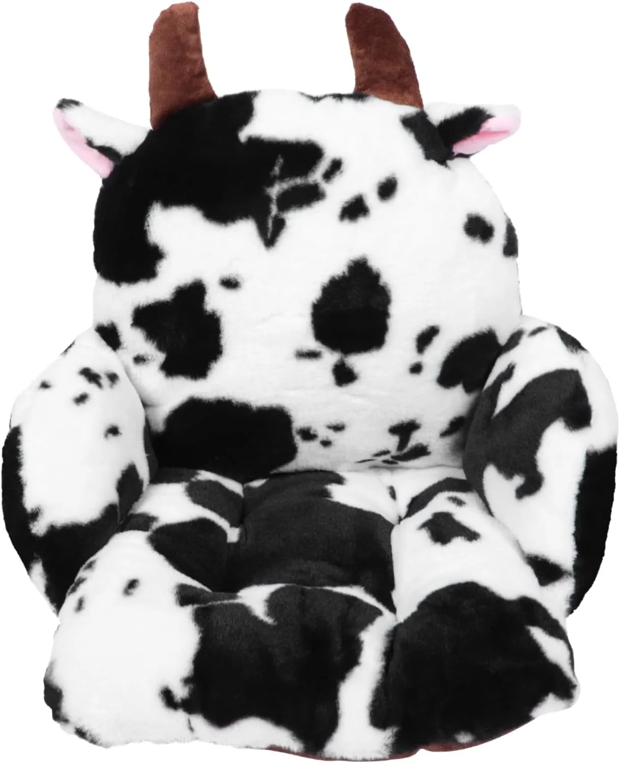 1Pc Cow Shaped Seat Cushion Cartoon Cow Design Full Surrounding Sofa Support Cushion for Creative Floor Chair Pillow for Home and