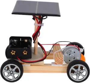 1pc DIY Car Building Kit Creative Engineering for Fun Stem Circuit Project Safe Material Colorful Design Educational Present for Boys