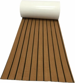 1pc Eva Boat Deck Mat Non- Cushion for Yacht Flooring Light Brown Synthetic Ground Mat Practical Boat Decor for Yachts Rvs Shockproof Sound Insulation