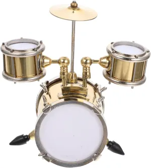 1set Miniature Musical Instrument for Boy Girl Drum Model for Home Decor Design for Boy Girl Room Engaging Musical Toy