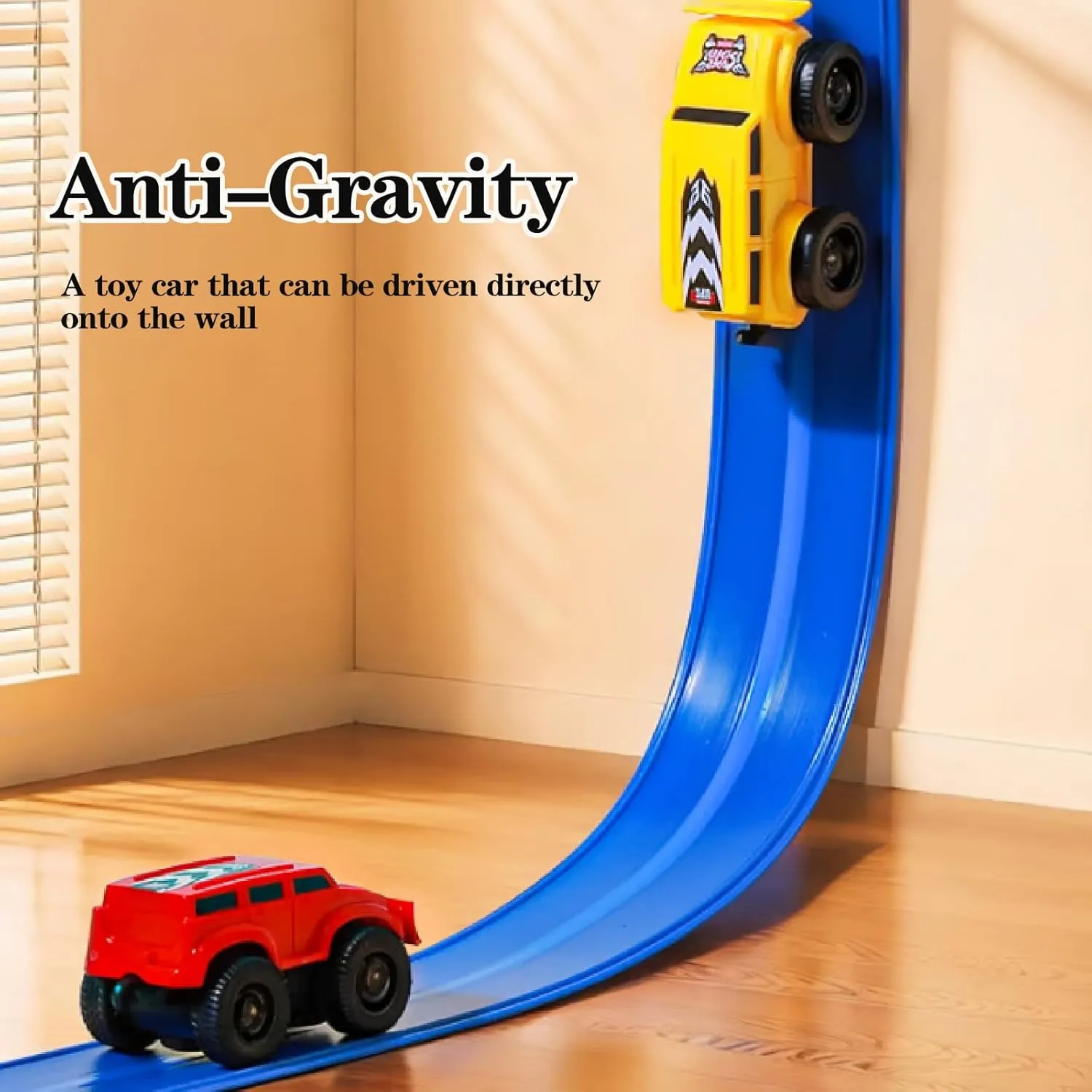 2025 New Magnetic Wall Climbing Toy Car, 2025 New Inertial Magnetic Levitation Car Toy, Educational Decompression Anti-Gravity Toy Car, That Drive on Walls and Ceiling (E)
