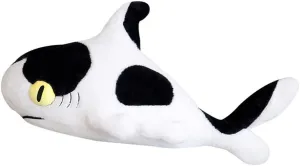 27.5 inch Giant Shark Stuffed Animal, Soft Shark Cushion Pillow Shark Plush Pillows,Plush Shark Toy Pillow,Shark Toy Kid's Room Décor,Bedtime Gift (White   Black)