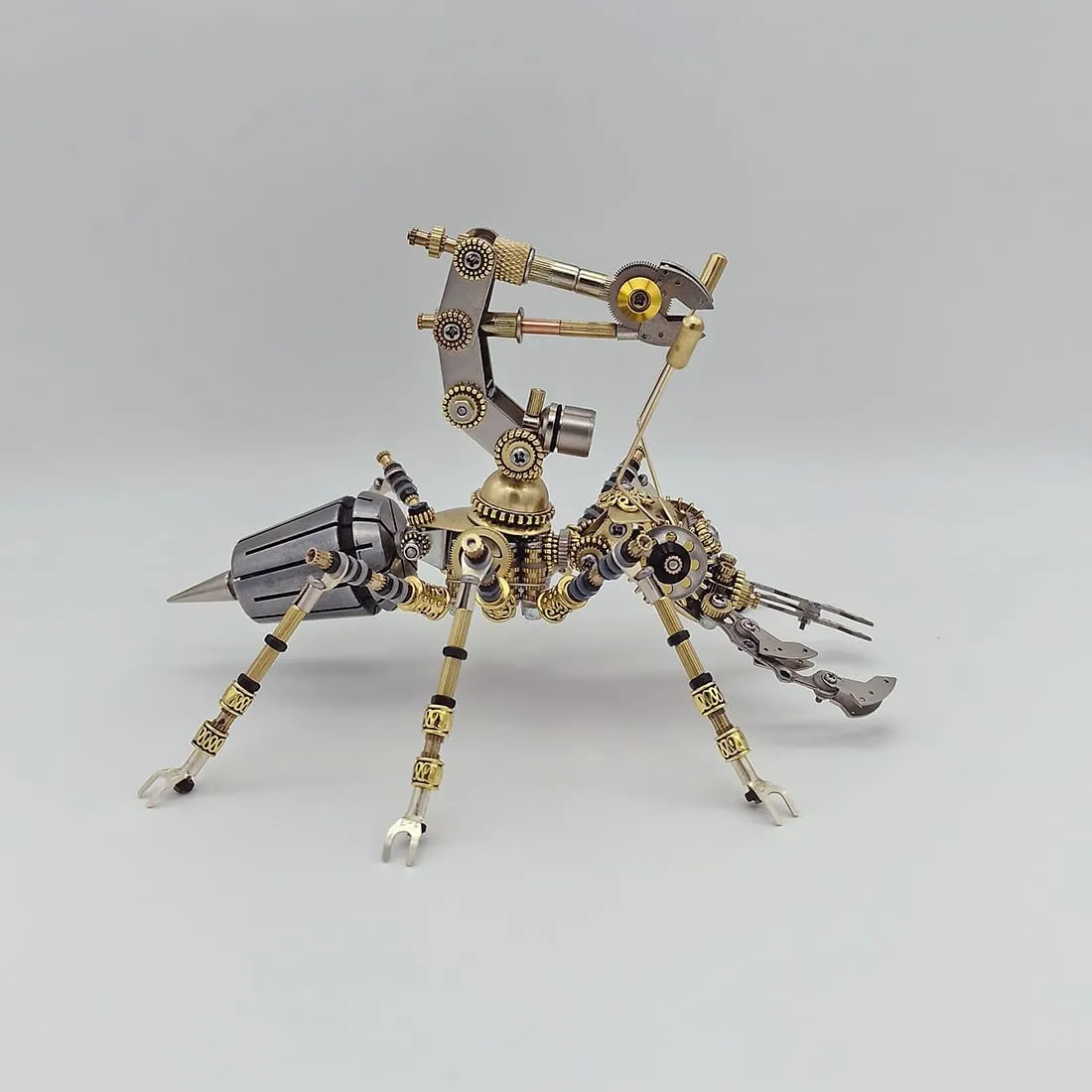 3D Metal Puzzle Ants Assembly Model, Steampunk Mechanical Toy, 400pcs DIY Metal 3D Puzzle Crafts Ornaments for Adults