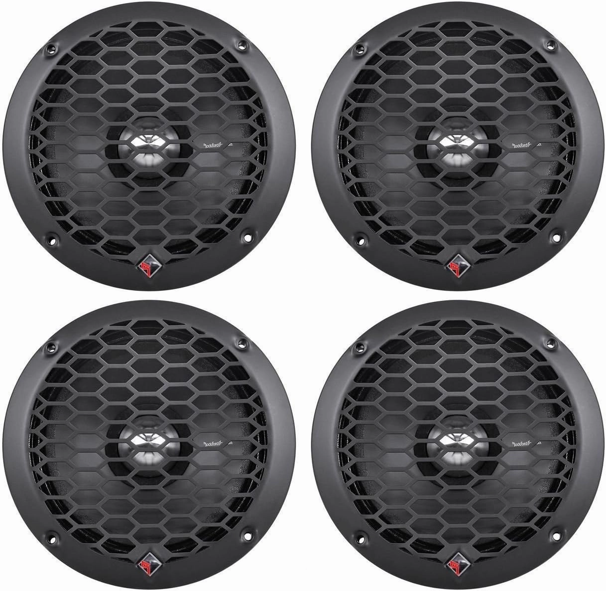 4 Rockford Fosgate PPS4-6 6.5" 4-Ohm Punch 800W Car Audio Mid-Bass Speakers