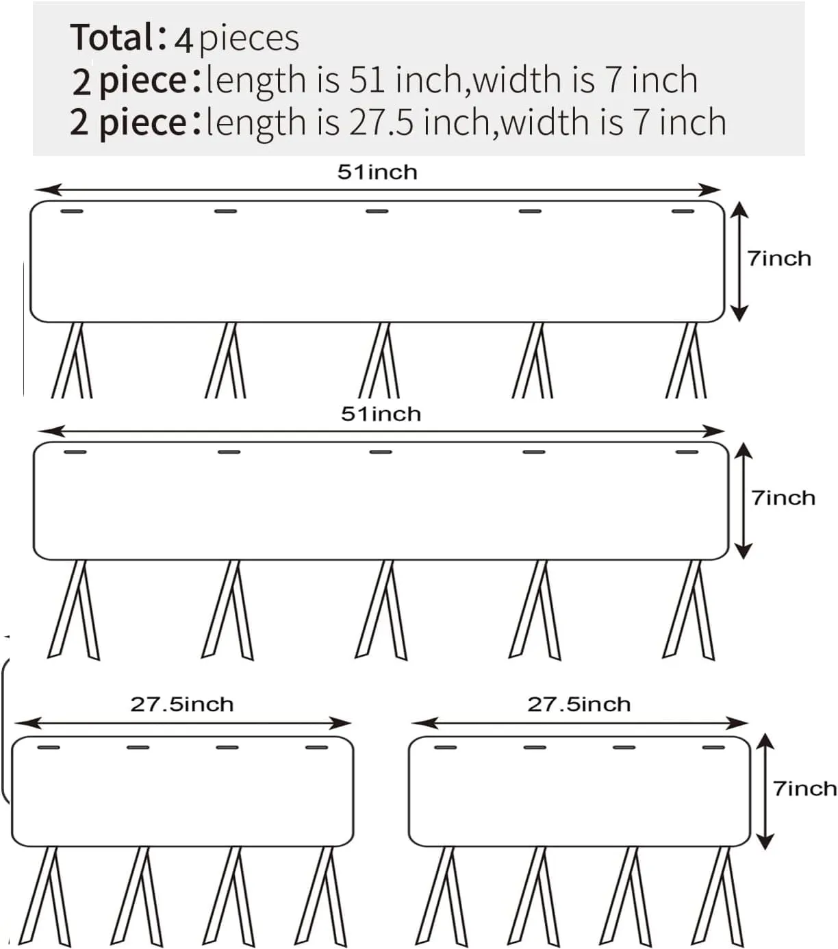 4PC Crib Rail Covers for Teething,Mesh Corner Edge,Soft Crib Guards, Guard Rail Protector, Suits for Most Standard Bed (4pc-Grey)