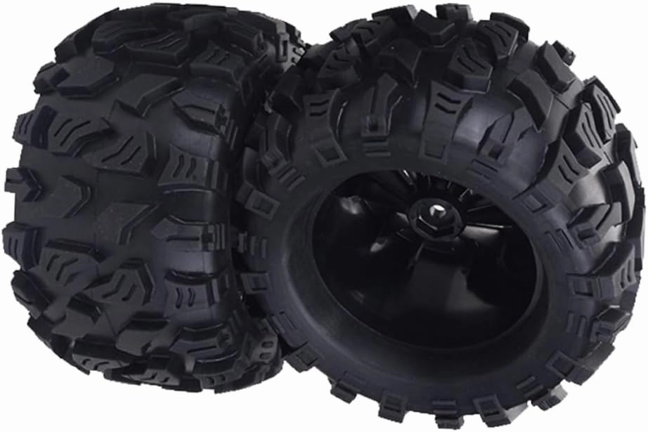 4Pcs Scale Vehicle Wheels Black Car Accessories for Handmade Crafts for Model Car Projects and Creative Play