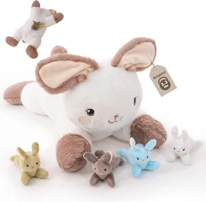 5 Pcs Bunny Stuffed Animal, Weighted Bunny Plush Toys for Kids, Cute Stuffed Bunny Plush,19.5", 3.3 lbs