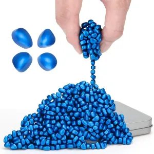 500  Original Ferrite Putty Blue, Fidget Toy Ferrite Stones for Stress Relief, Sensory Toy for Adults & Teens 14 , Holiday Stocking Stuffer, Ferrite Rocks Fidget Present for Office