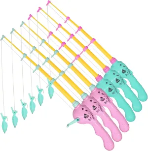 6 Pcs Magnetic Fishing Pole Kids Toy Fishing Pole - No Fishes are Included, Fishing Game - Baby and Toddler Bath Toy Toy Fishing Pole for Bath, Pool