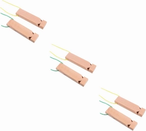 6pcs Wooden Train Whistle Musical Toys Creative Sound Maker for Boys and Girls Fun Party Noisemaker for Birthdays Christmas and Stocking Fillers