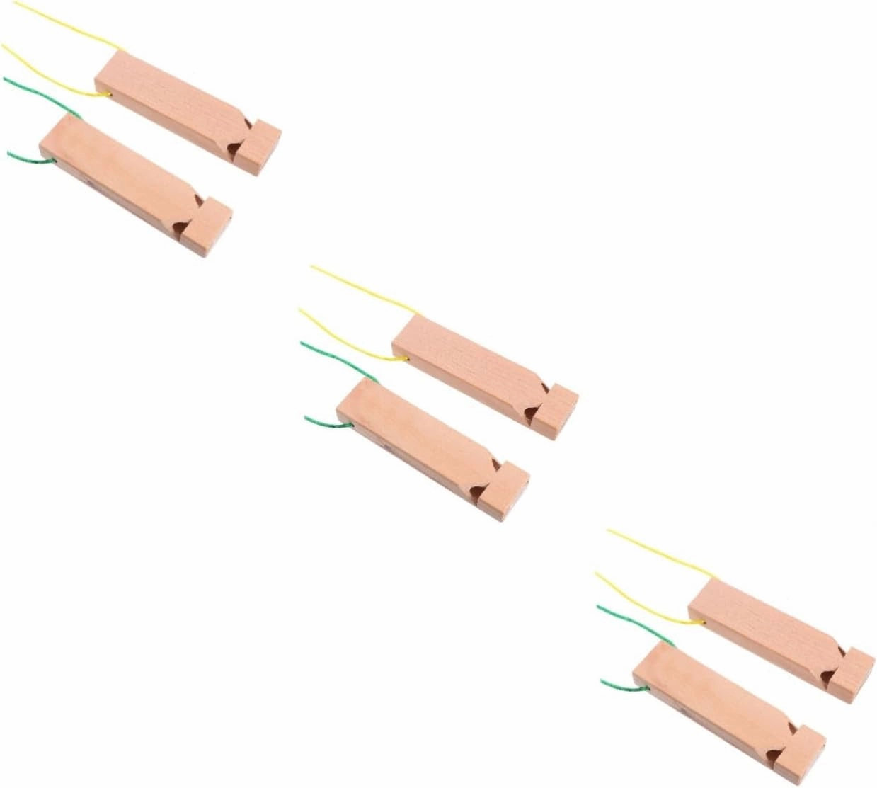 6pcs Wooden Train Whistle Musical Toys Creative Sound Maker for Boys and Girls Fun Party Noisemaker for Birthdays Christmas and Stocking Fillers