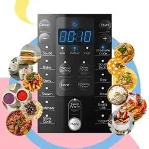 6QT Multi-Function Pressure Cooker with 12 Presets
