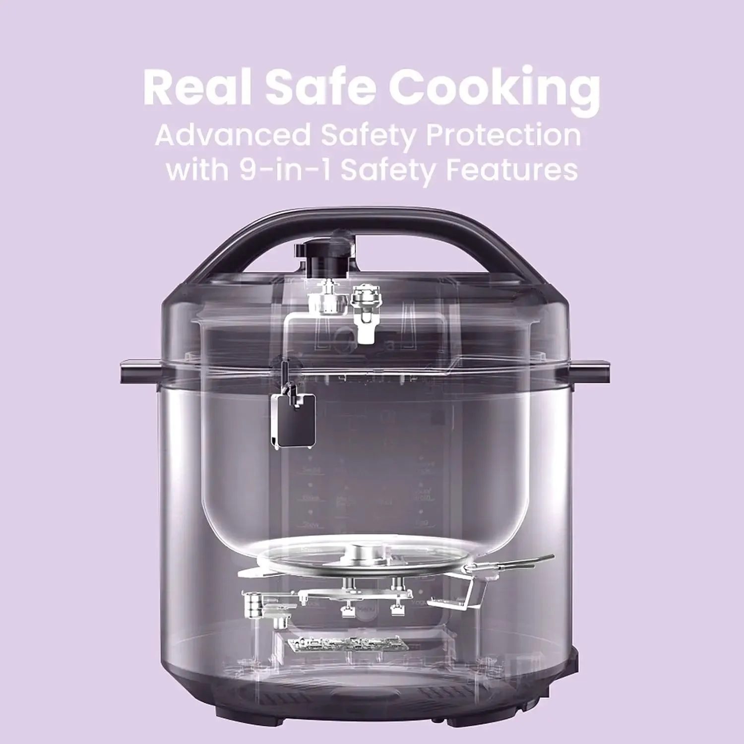 6QT Multi-Function Pressure Cooker with 12 Presets