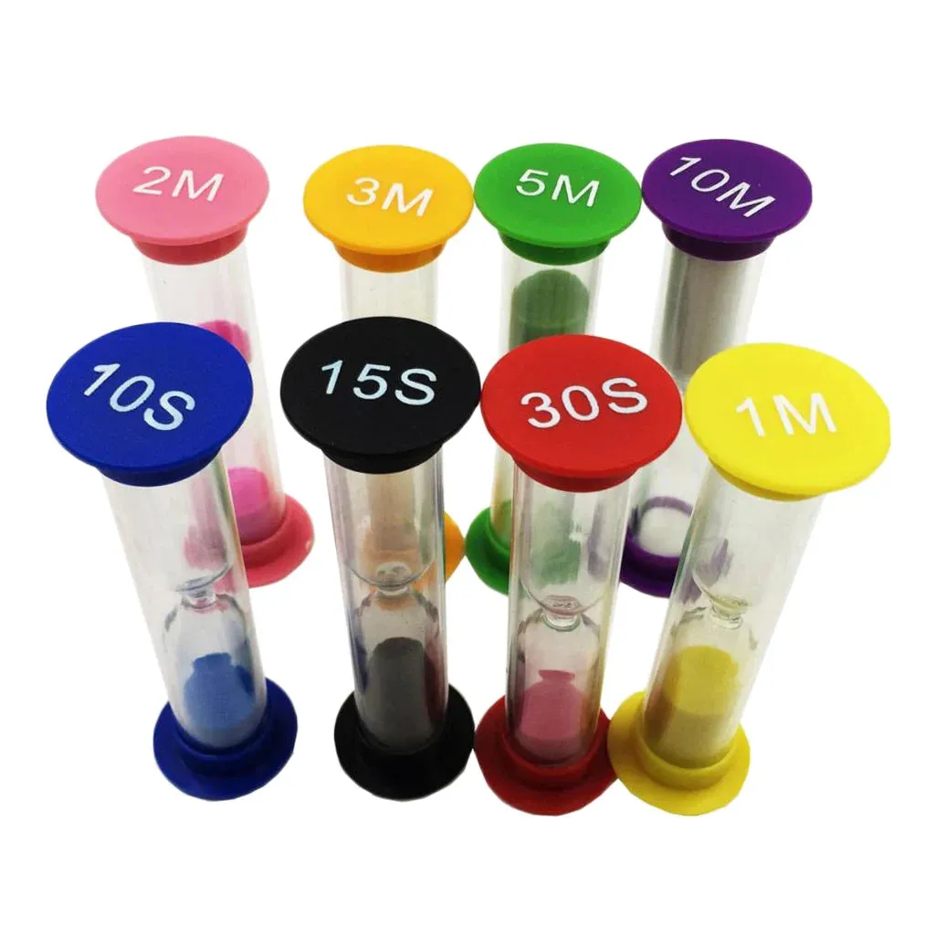 8-Pack Hourglass Timer Set Sand Clocks for Home & Kitchen