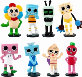 8 PCS Dandy's World Character Models, Action Figures, Animated Figures for Game Fans' Collection, 3.5 inches, Suitable for Children as