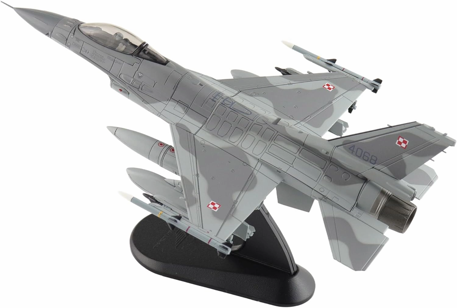 | 1:72 Scale Diecast Military Aircraft Replica | F-16C Polish Air Force 4068, 32. Baza Lotnictwa Taktycznego, Łask, listopad 2019 | Model HA38040