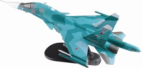 | 1:72 Scale Diecast Military Aircraft Replica | Su-34 Fullback Fighter Bomber Red 23, Russian Air Force, Ukraine, March 2023 | Model HA6309