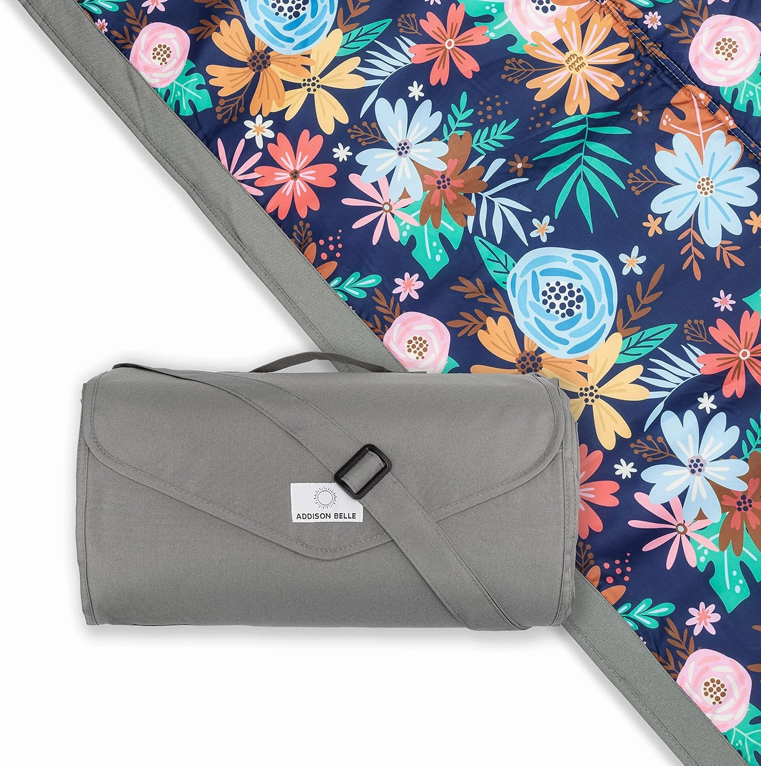 – Premium Outdoor Blanket | Picnic Blanket | 100% Polyester | Summer Beach Blanket | Water Resistant | Easy to Fold | Wipeable Material | Babies and Toddlers (Wild Flowers, 5x7)