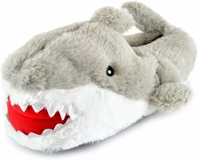 / STC Stores Boys Novelty Plush Grey Shark Slippers
