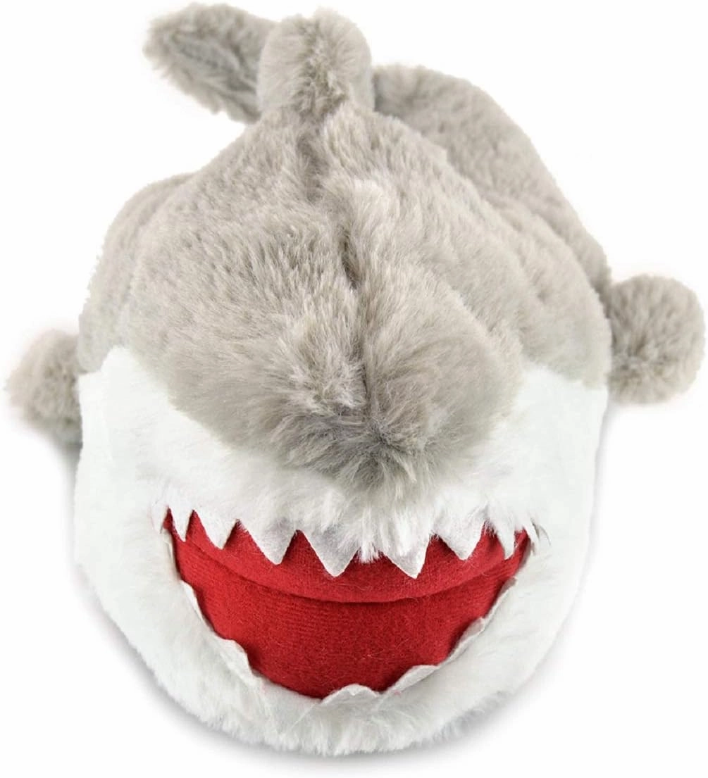 / STC Stores Boys Novelty Plush Grey Shark Slippers