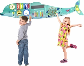 Activity Wall Busy Board Panels, Montessori Sensory Toys, Wall Activity Center, Educational Toy, Interactive Wooden Learning Toy for Toddler Playroom & Children's Daycare