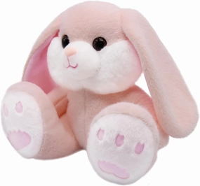 Adorable Lop-Eared Bunny Stuffed Aninals wtih Oversized Feet Super Cute and Cuddly Woodland Animal Stuff Funny Plush Zoo Toys Sweet Gifts for Baby Shower Nursery or Easter Basket 9 Inches (Bunny)