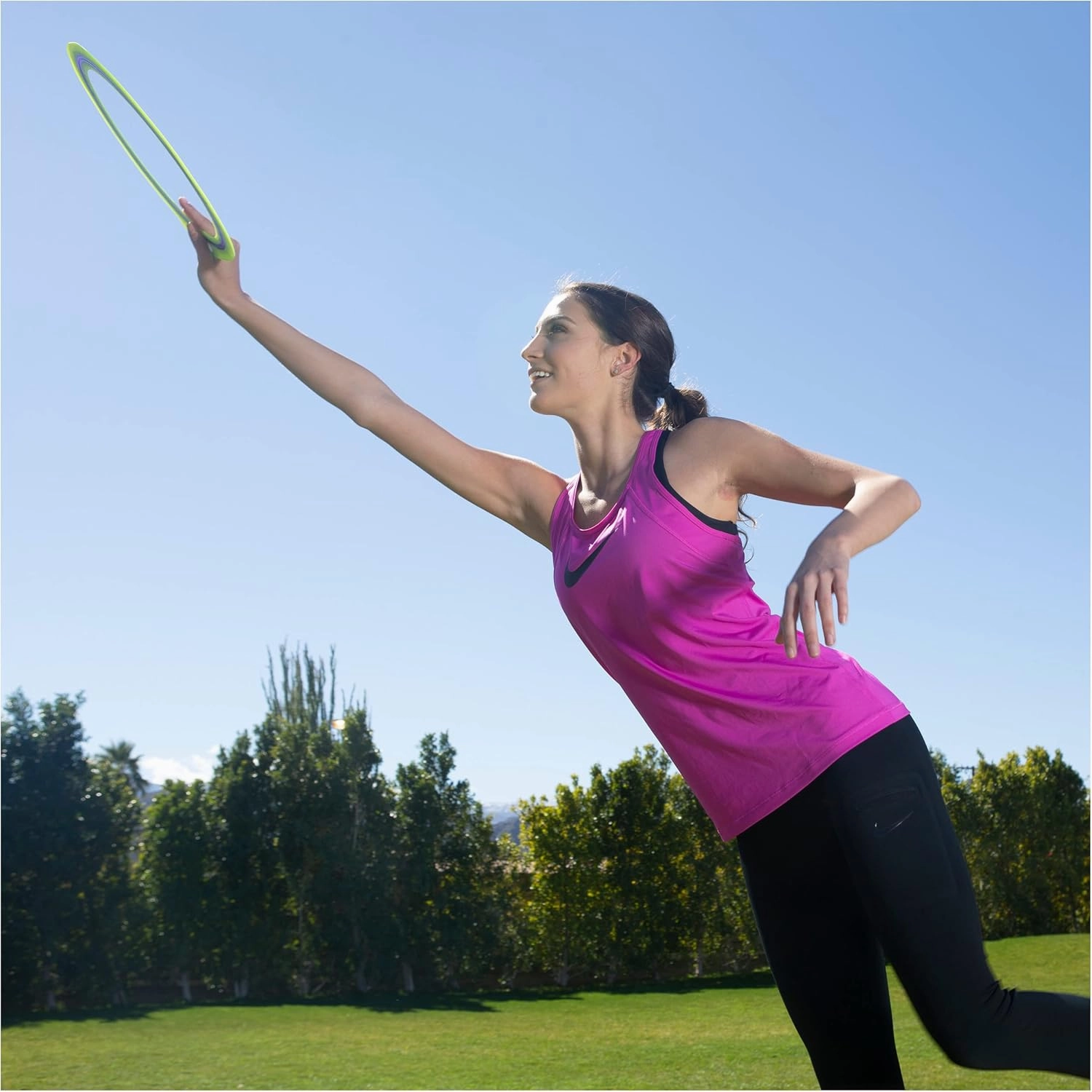 Aerobie Pro Ring Outdoor Flying Disc, 35.6cm, Orange
