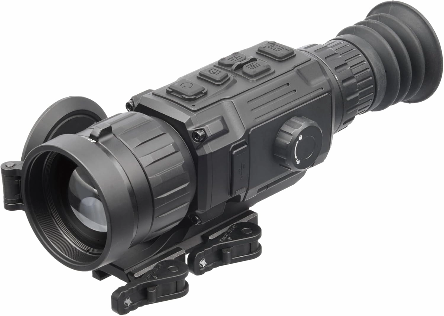 AGM Global Vision REFURBISHED Clarion 384 Dual FOV (25/50) Thermal Imaging Rifle Scope 20mK 384x288 (50 Hz) Dual Base Mag Advanced Thermal Scope with Versatile Magnification Options