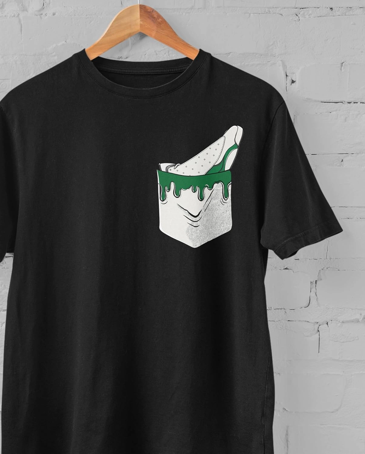 AJ 13 Court of Legends 13s Pine Green Shirt, in Pocket, Shirts Match Sneakers 2D Sneaker T-Shirt Tee