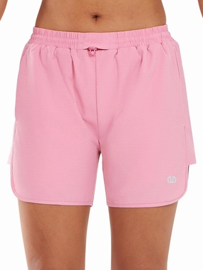 ALLZERO Women's Swim Board Shorts 5" with Pockets Quick Dry Beach Shorts with Liner Ruched Waistband