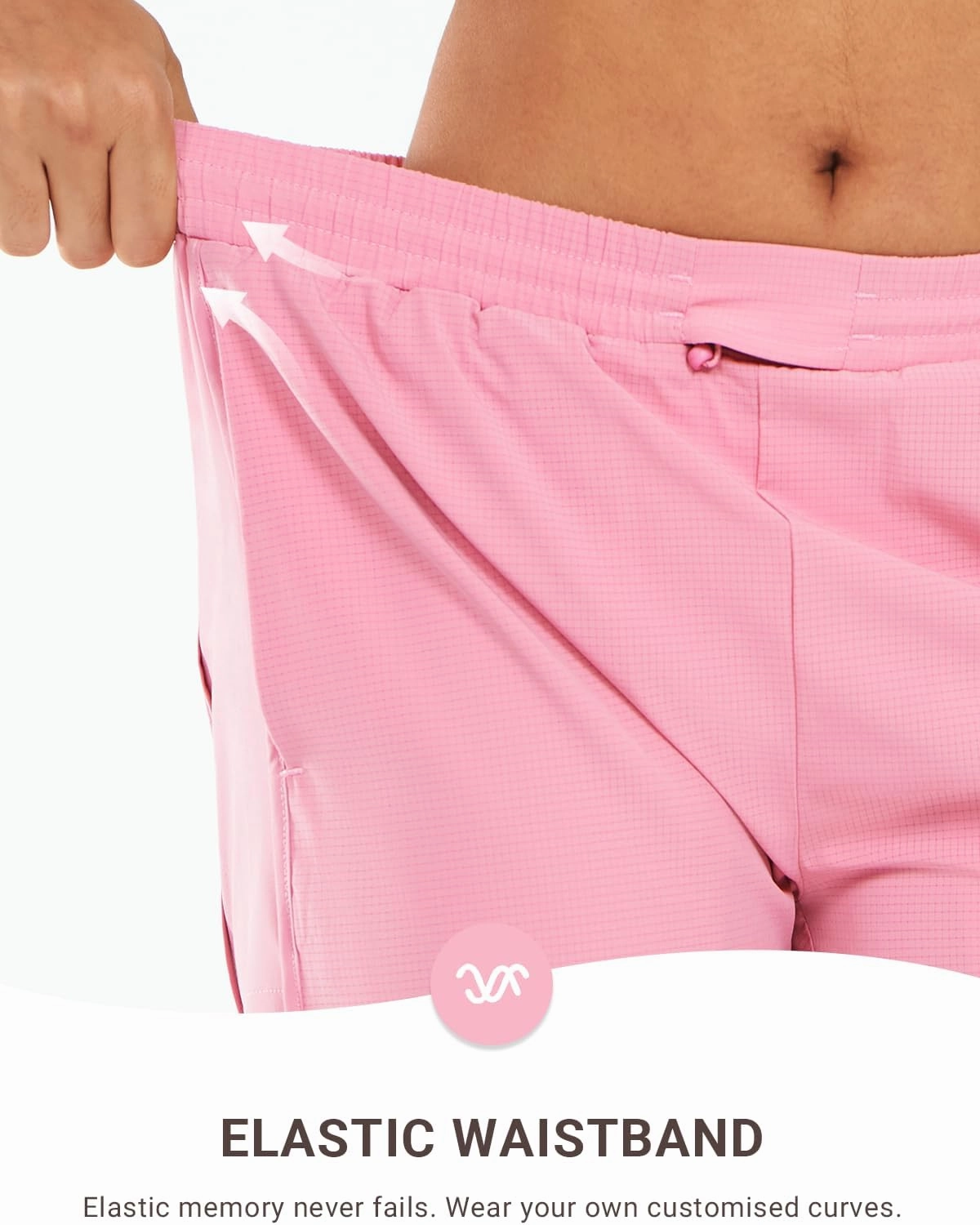 ALLZERO Women's Swim Board Shorts 5" with Pockets Quick Dry Beach Shorts with Liner Ruched Waistband