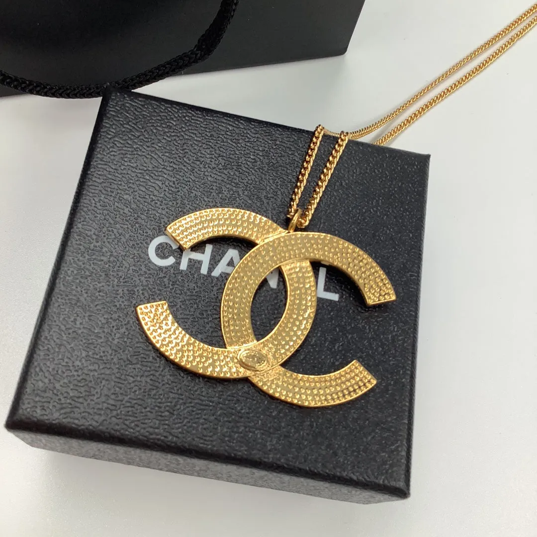 Alphabet Gold Pendant Necklace