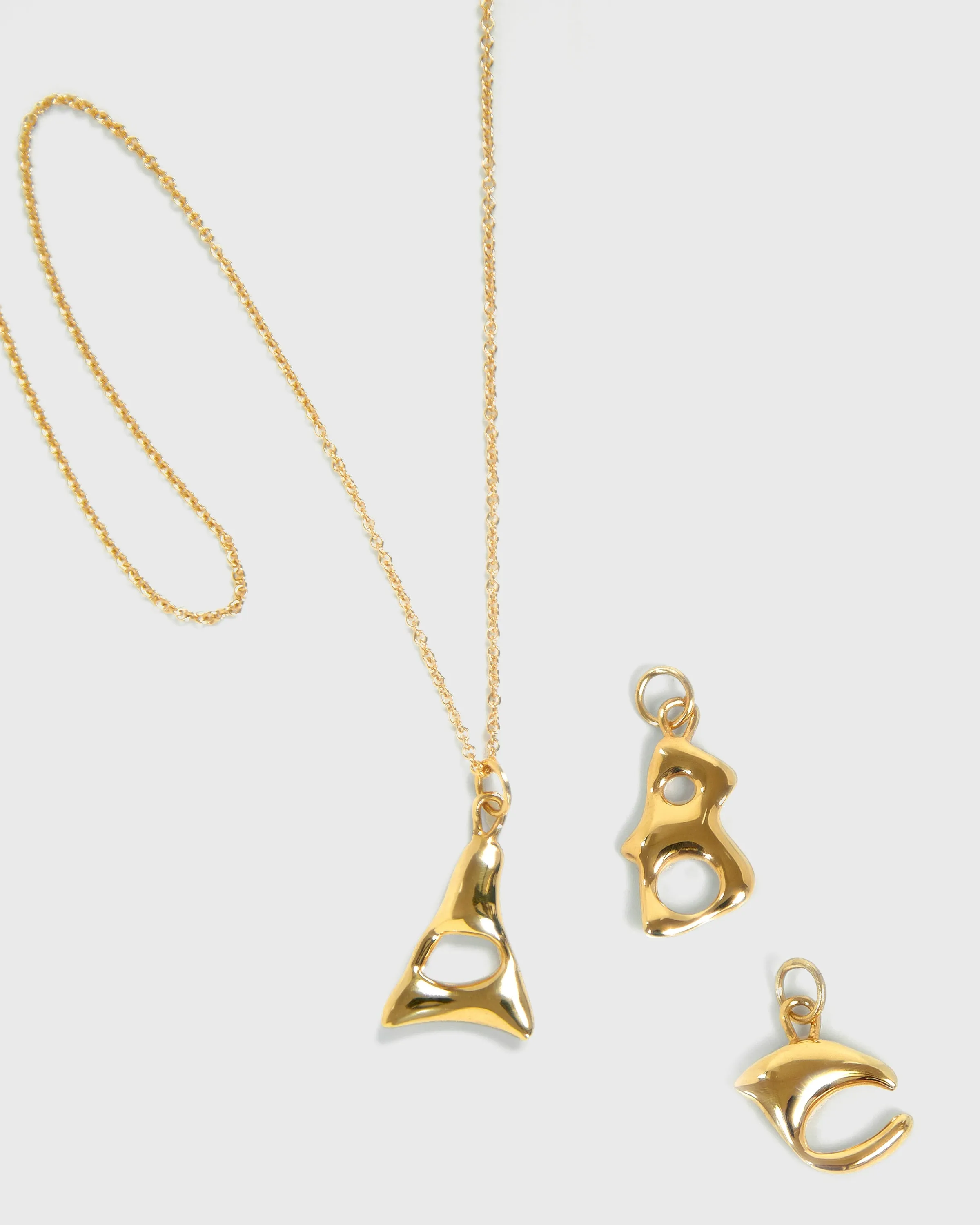 Alphabet Necklace | Gold Plated