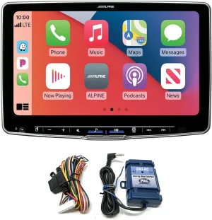 Alpine ILX-F511 Halo11 Multimedia Receiver with 11" Floating Touchscreen Display with SWI-RC Steering Wheel Interface