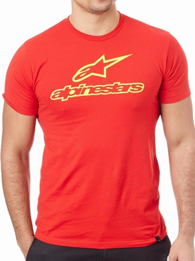 Alpinestars Men's Modern Fit Short Sleeves 146 GSM Logo T-Shirt