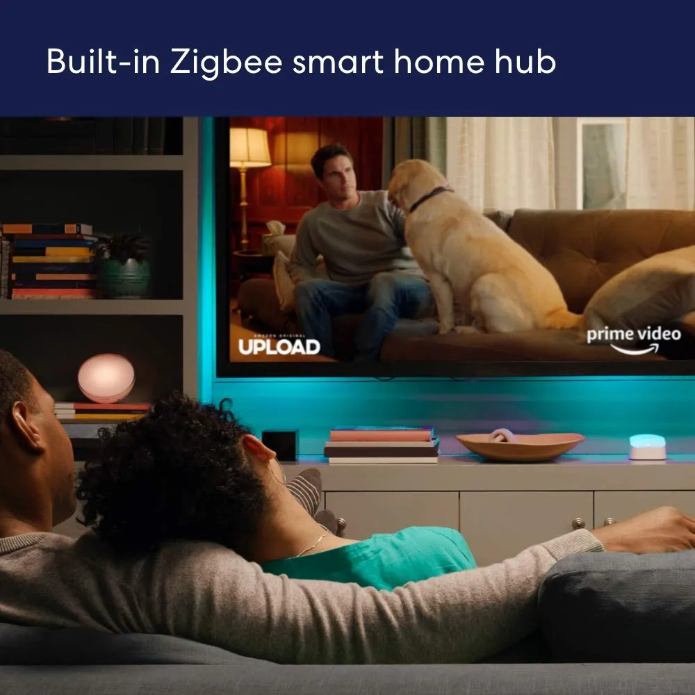 Amazon eero 6 mesh wifi system - Supports internet plans up to 500 Mbps, Coverage up to 3,000 sq. ft., Connect 75  devices, 2-pack (1 router   1 extender)