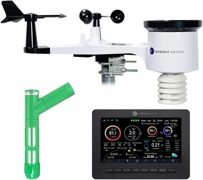 Ambient Weather WS-2000 Garden Bundle - Smart Weather Station for The Garden w/WiFi Remote Monitoring and Alerts