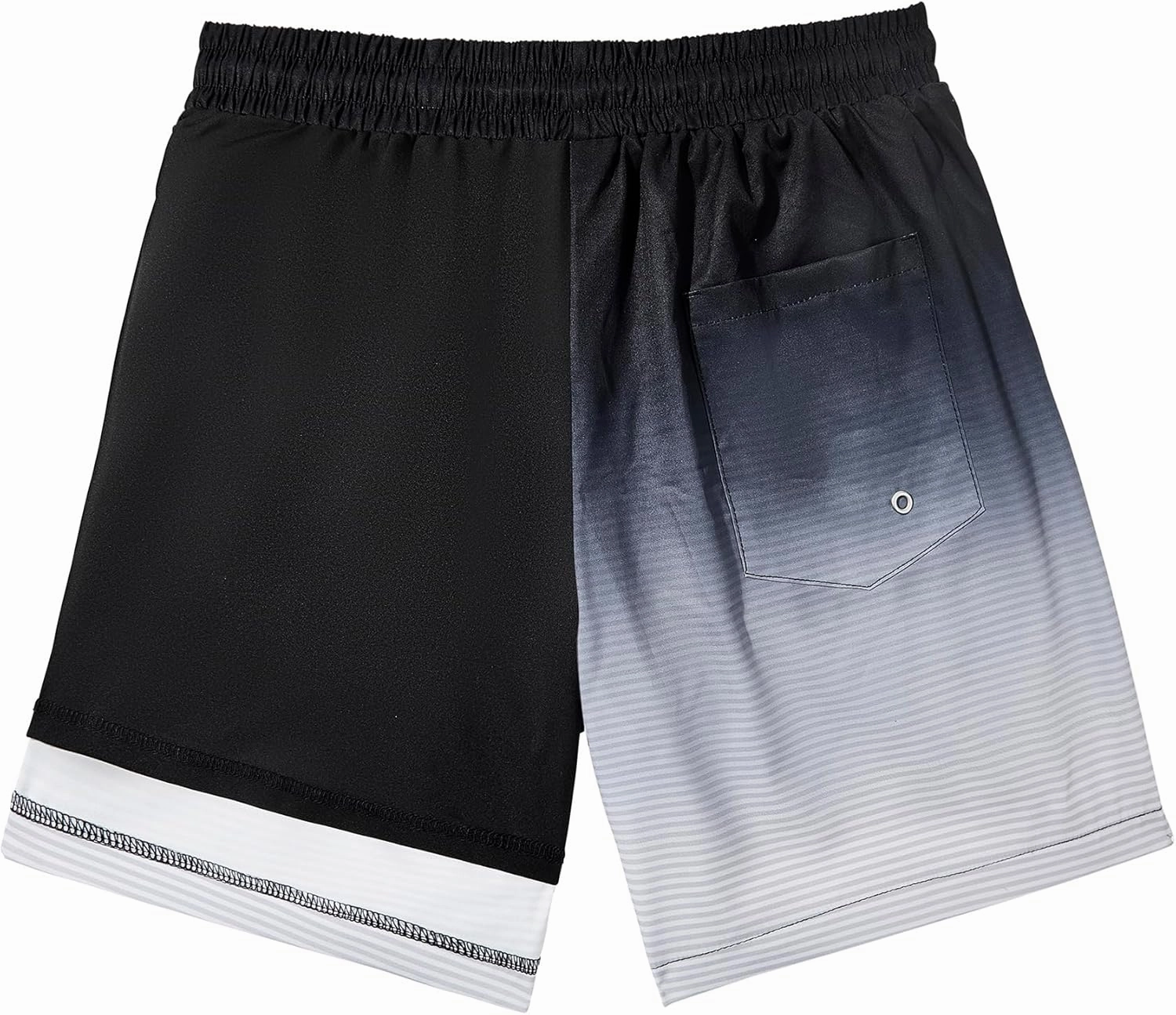 American Trends Men's Swim Trunks with Compression Liner Quick Dry Swimsuits Mens Bathing Suit Swimwear