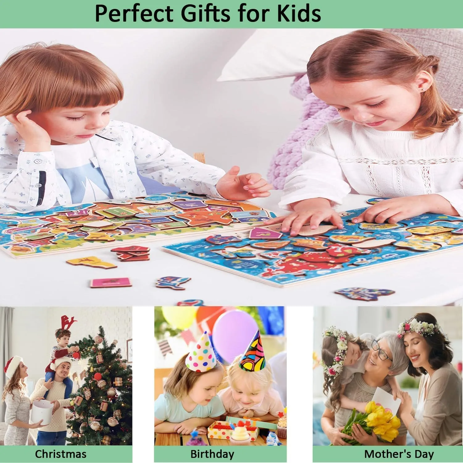 Angler Fishing Landscape Adult Jigsaw Puzzle Game Props Stress Relief Toys Positive Thinking Party Entertainment Game Wooden Puzzle 1000 Pieces